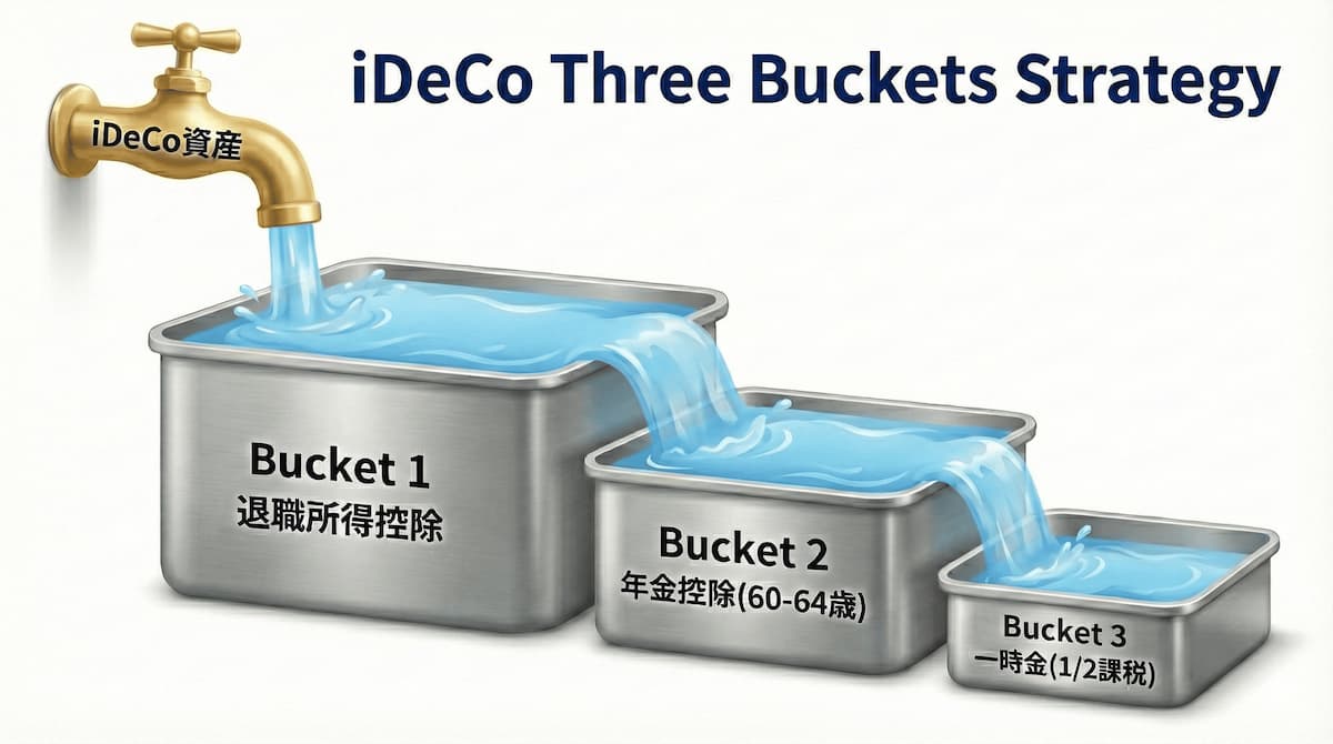 iDeCo出口戦略「3つのバケツ戦略」とは？